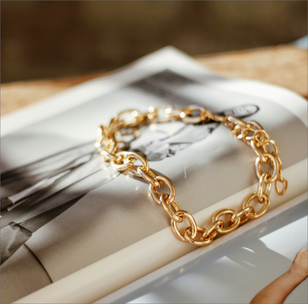 twisted gold bracelet